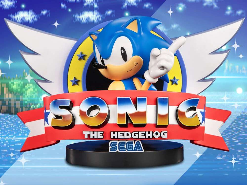 SONIC - Title Screen - Statuette 21cm