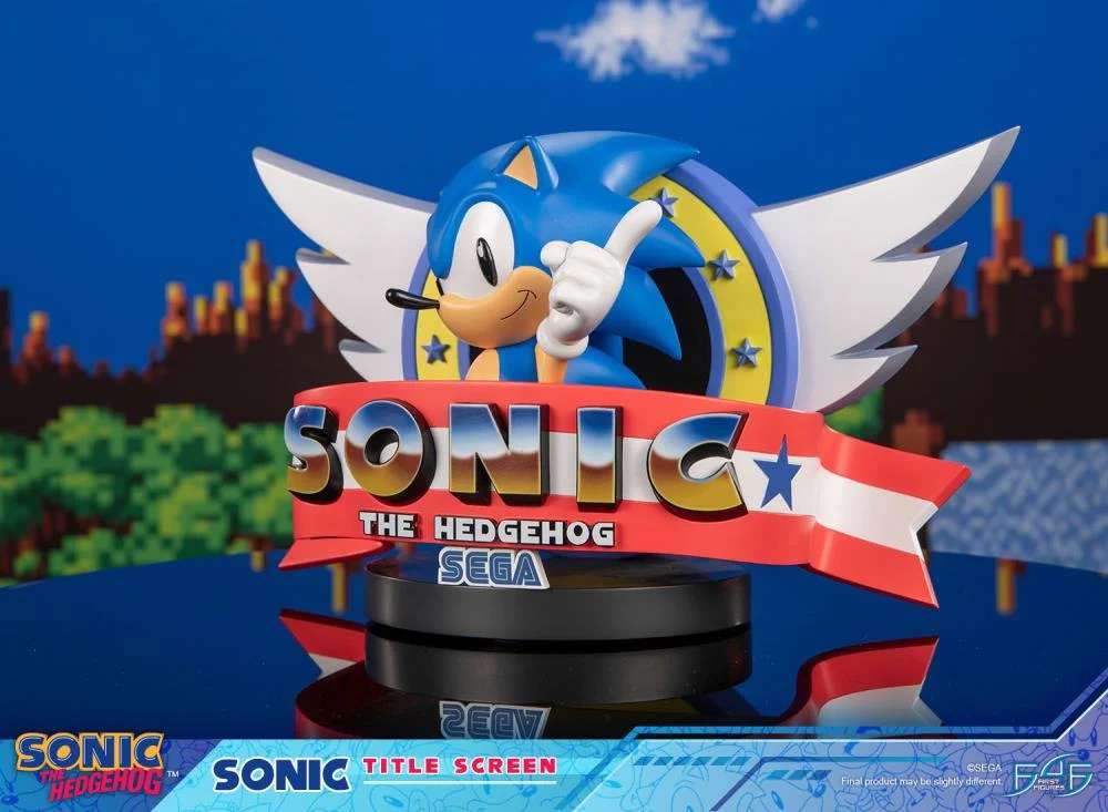 SONIC - Title Screen - Statuette 21cm