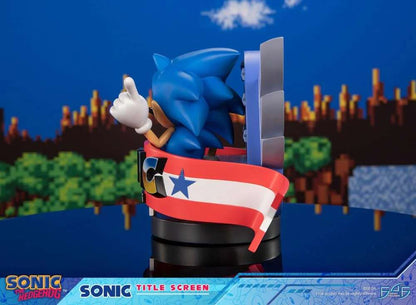SONIC - Title Screen - Statuette 21cm