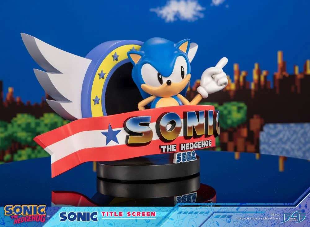 SONIC - Title Screen - Statuette 21cm