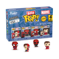 SPIDER-MAN - Bitty Pop 4 Pack 2.5cm - Parker Split