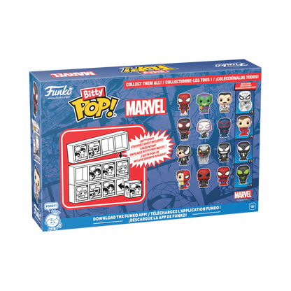 SPIDER-MAN - Bitty Pop 4 Pack 2.5cm - Spider-Man