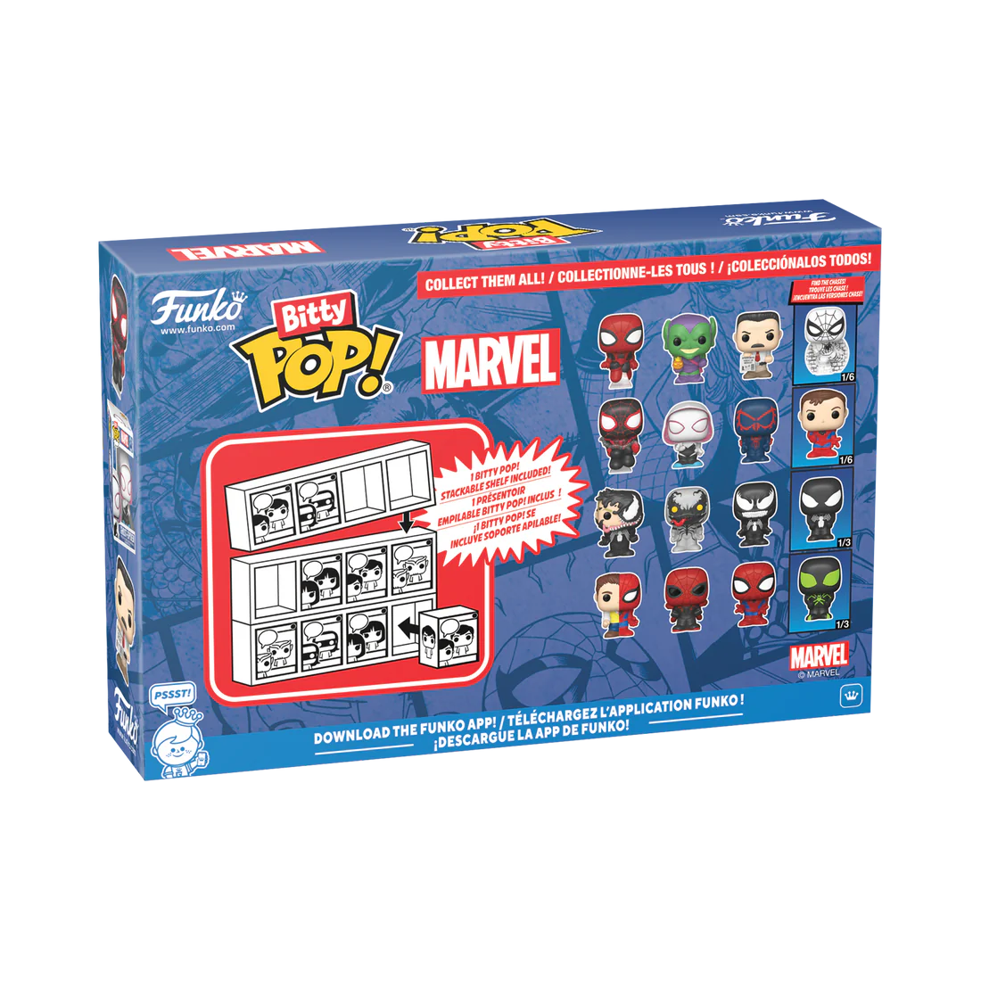 SPIDER-MAN - Bitty Pop 4 Pack 2.5cm - Venom
