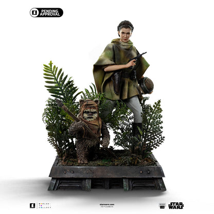 STAR WARS 6 - Leia & Wicket - Statuette Art Scale 1/10 20.1cm