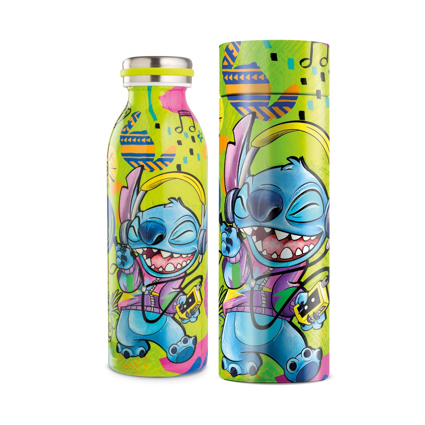 STITCH - Bouteille en Acier Inoxydable 500ml - Vert
