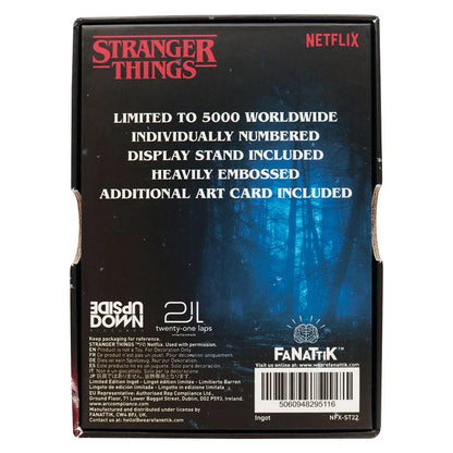 STRANGER THINGS - Vecna Lives - Lingot Edition Limitée