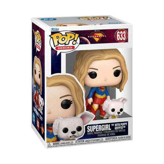 SUPERGIRL - POP & Buddy N° 633 - Supergirl avec Krypto chiot