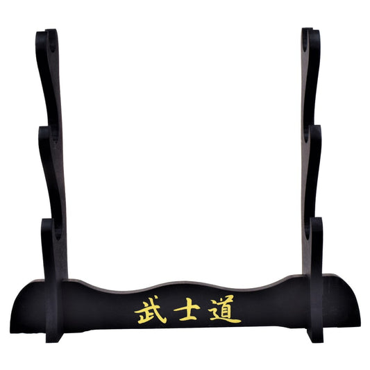SUPPORT DE TABLE EN BOIS POUR 3 KATANAS