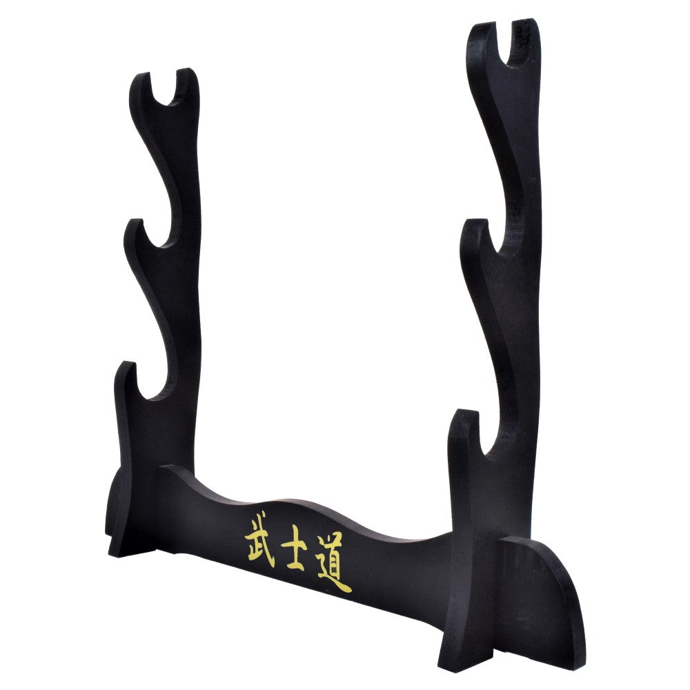SUPPORT DE TABLE EN BOIS POUR 3 KATANAS