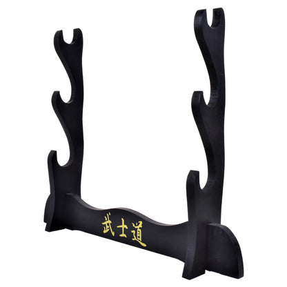SUPPORT DE TABLE EN BOIS POUR 3 KATANAS