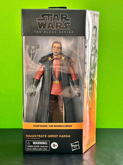 Star Wars The Black Series - Figurine d'action du magistrat Greef Karga 15cm