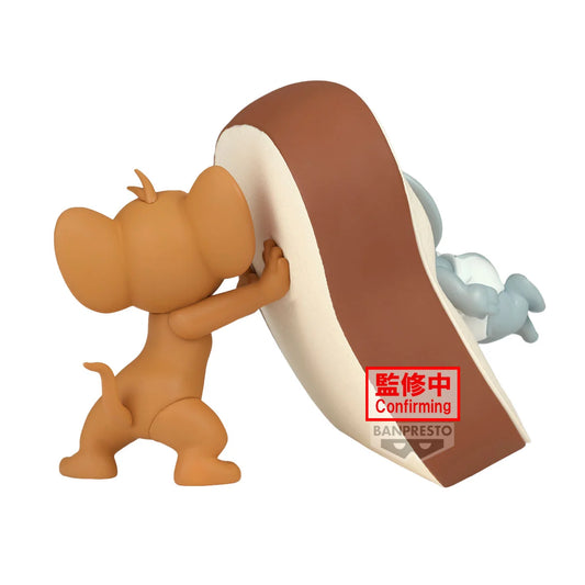 TOM & JERRY - Jerry & Tuffy - Figurine Big Soft Vinyl 11cm