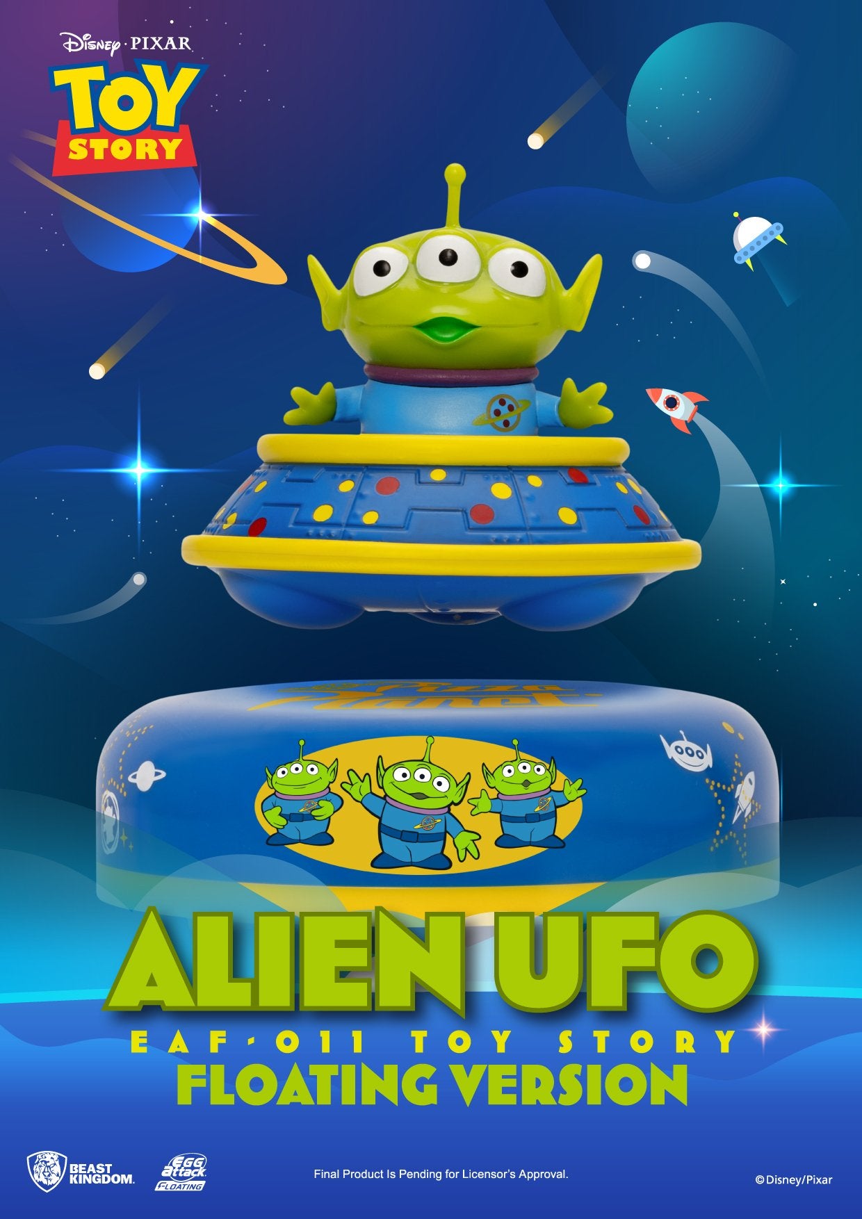 TOY STORY - Alien OVNI - Figurine Flottante 8cm