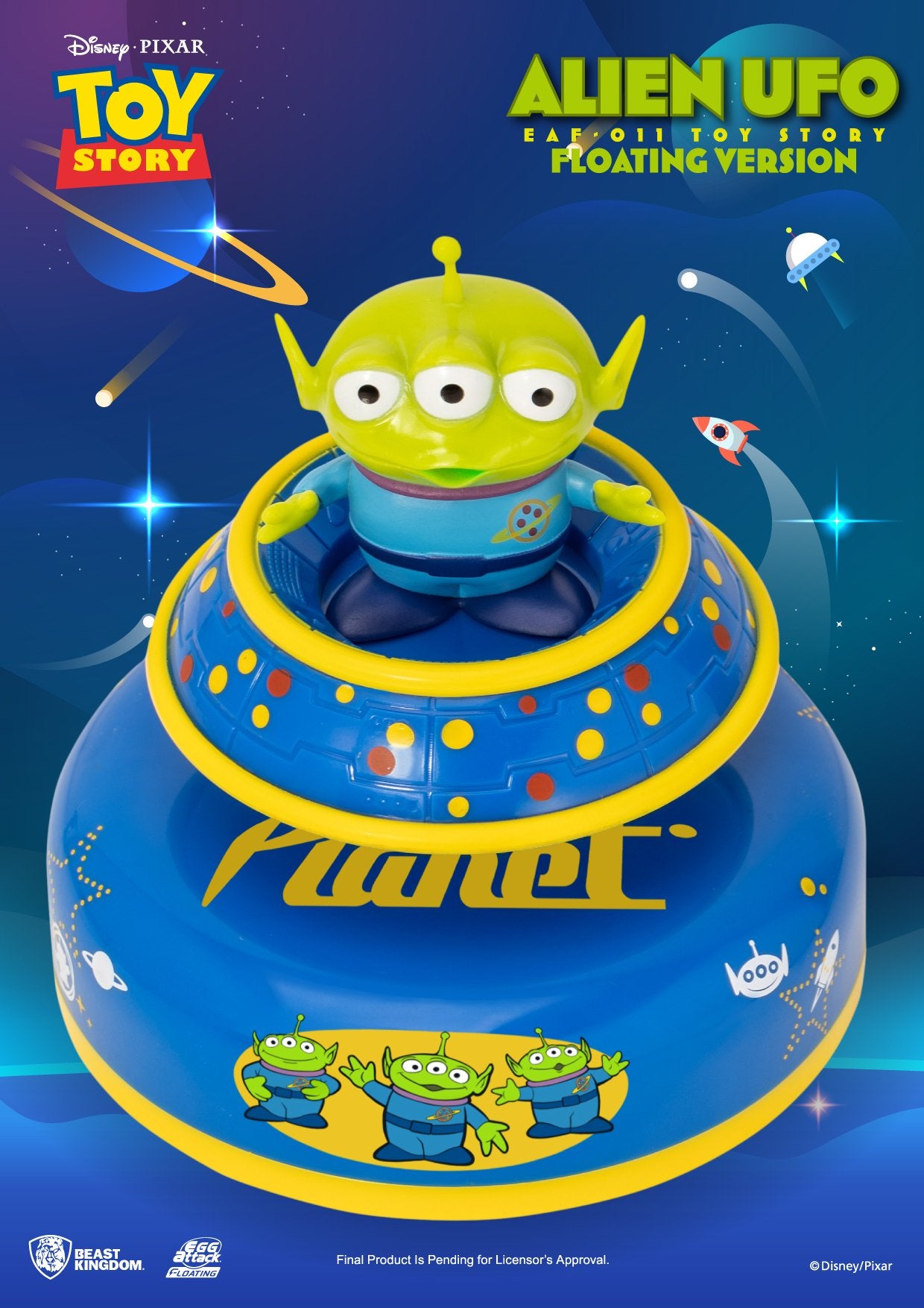 TOY STORY - Alien OVNI - Figurine Flottante 8cm