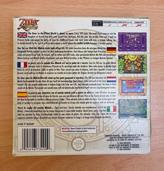 The Legend of Zelda : The Minish Cap GBA