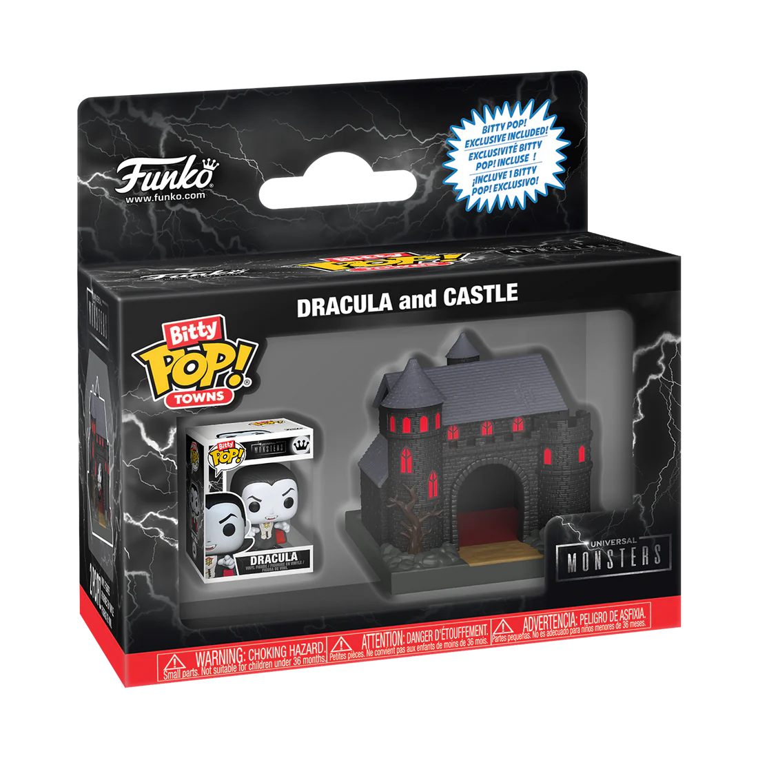 UNIVERSAL MONSTERS - Bitty Pop Town - Chateau de Dracula avec Dracula