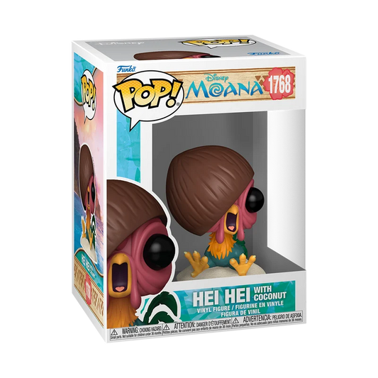 VAIANA - POP Disney N° 1768 - Hei Hei avec noix de coco