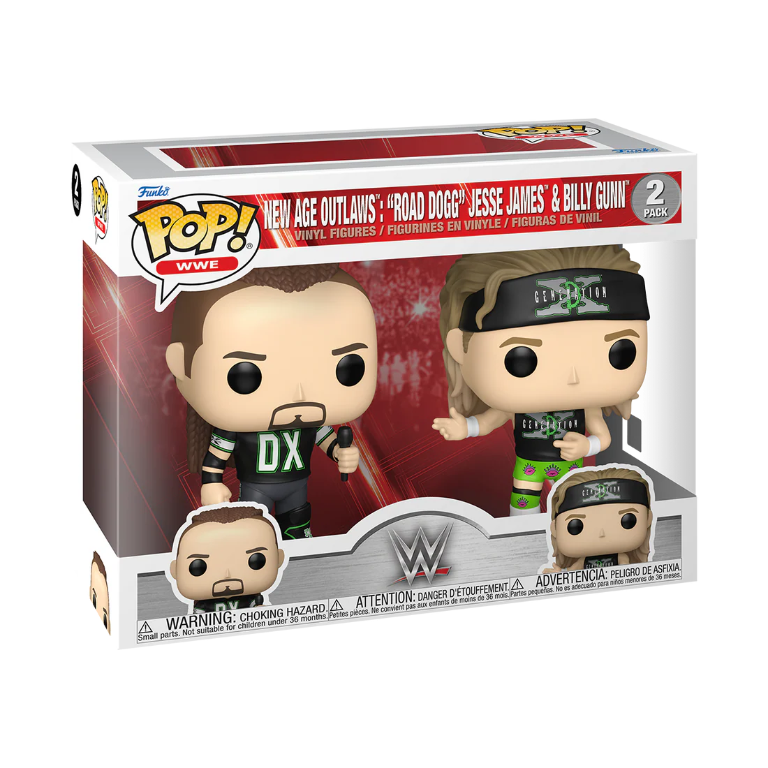 WWE - POP - 2 Pack New Age Outlaws Jesse James And Billy Gunn