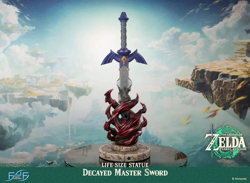 ZELDA TEARS OF THE KINGDOM - Decayed Master Sword - Statuette 1/1 71cm