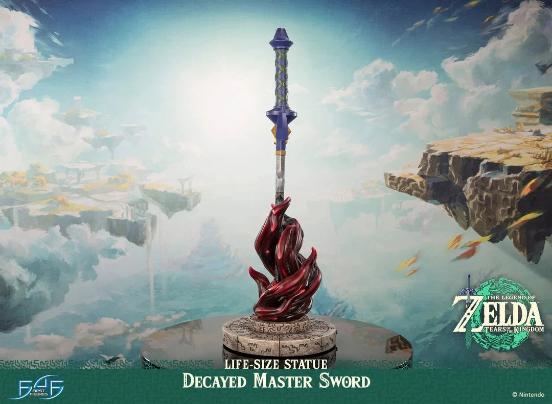 ZELDA TEARS OF THE KINGDOM - Decayed Master Sword - Statuette 1/1 71cm