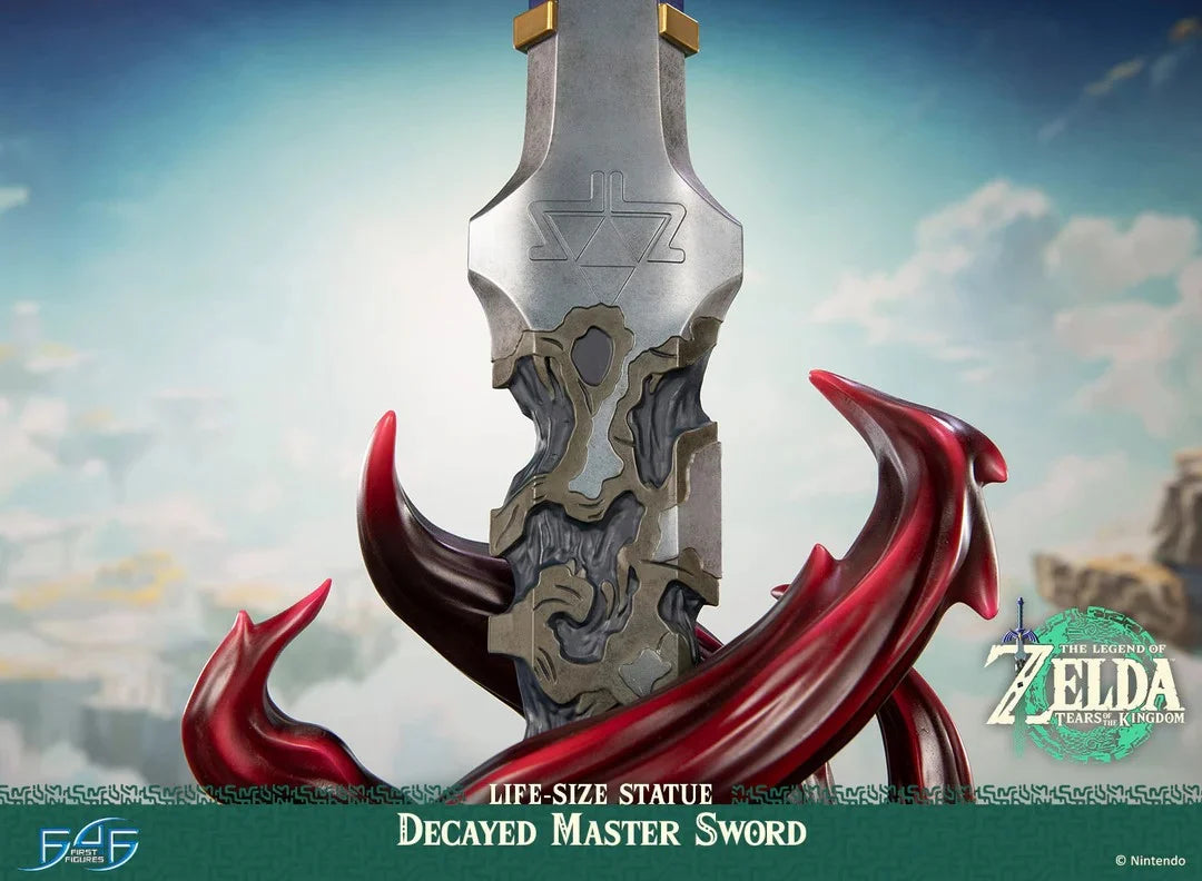ZELDA TEARS OF THE KINGDOM - Decayed Master Sword - Statuette 1/1 71cm