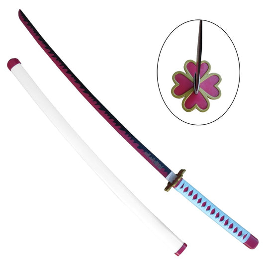 Katana ornementale de Mitsuri Kanroji Katana Kimetsu no Yaiba (Demon Slayer)