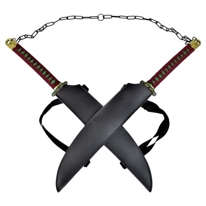 ORNAMENTAL DOUBLE SWORDS OF TENGEN UZUI DEMON SLAYER: KIMETSU NO YAIBA