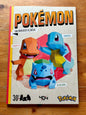 PAPERTOY POKEMON STARTERS : BULBIZARRE, CARAPUCE ET SALAMECHE