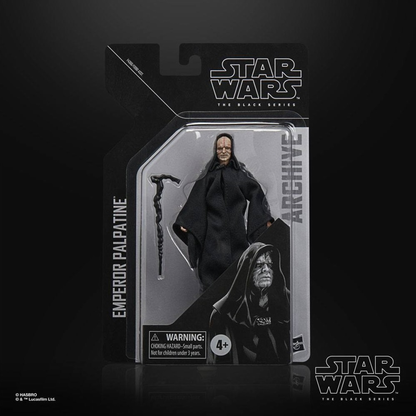 Star Wars The Black Series Archive - Figurine d'action de l'empereur Palpatine 15cm