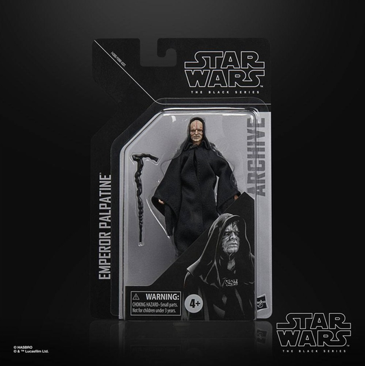 Star Wars The Black Series Archive - Figurine d'action de l'empereur Palpatine 15cm